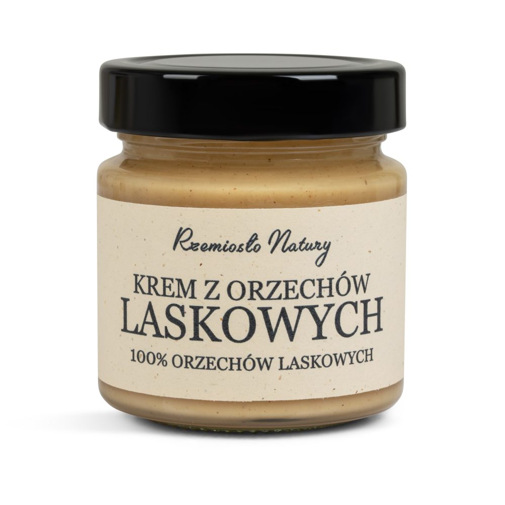 Krem z orzechów laskowych 100%